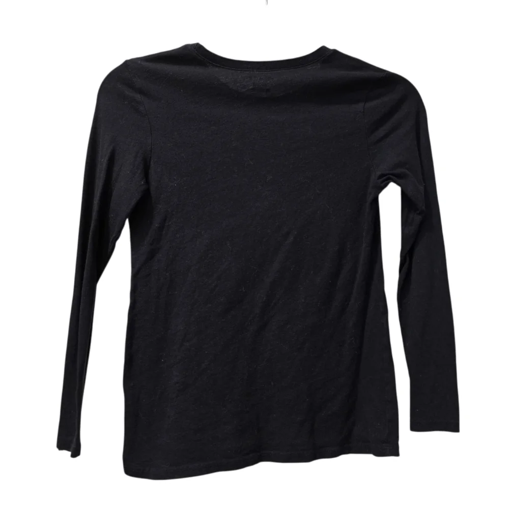 The Children's Place Girl's Character Black Long Sleeve T-shirt, Large 10/12